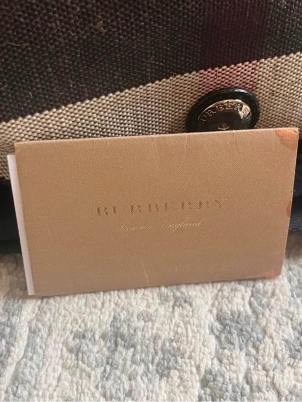 Burberry Diaper bag